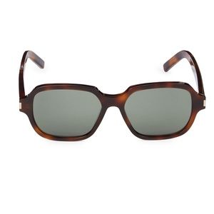 NIB Saint Laurent 53mm Square Sunglasses